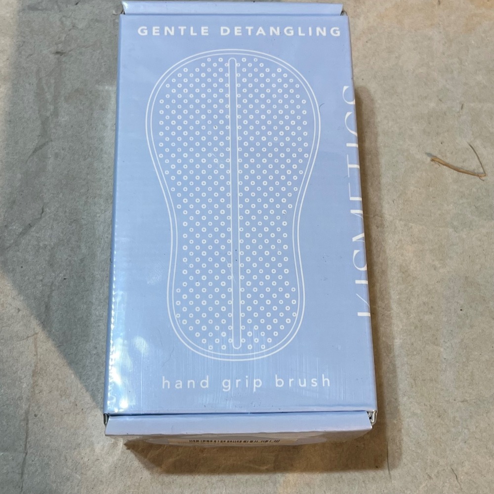 KISMETICS Hand Grip Brush Blue Gentle‎ Detangling Hair Tool X00317WHPB